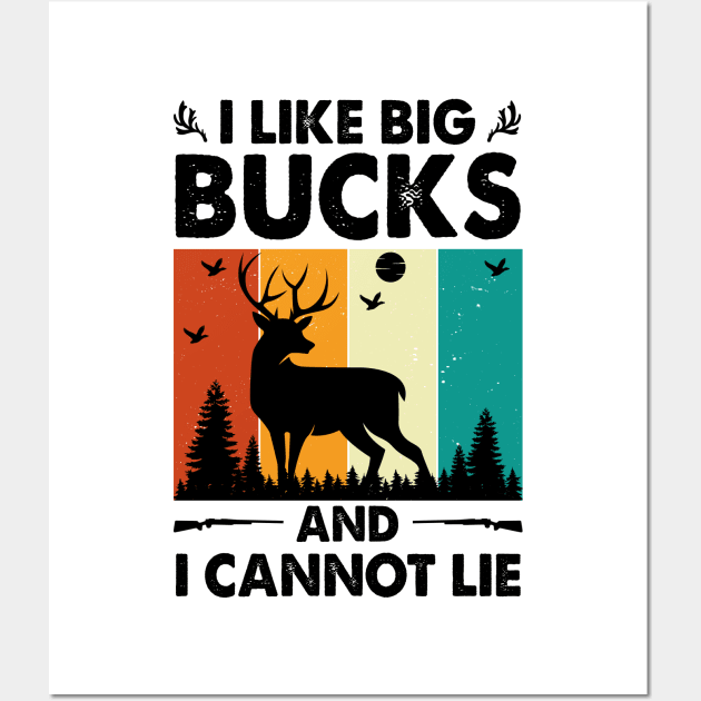 I like Big Bucks And I Cannot Lie Wall Art by badrianovic